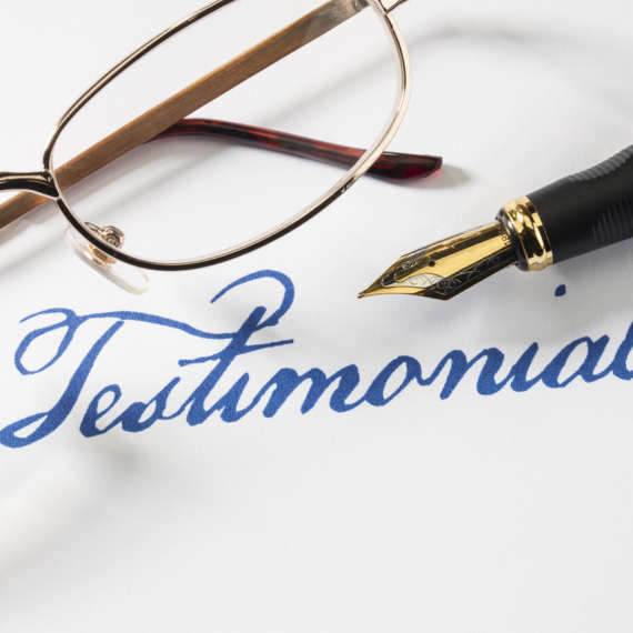 customer testimonials are what makes any company smile