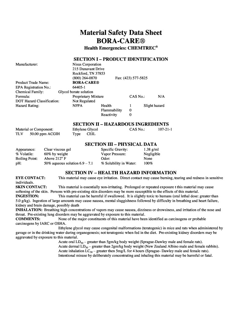 BORA-CARE-termites-MSDS-page-0