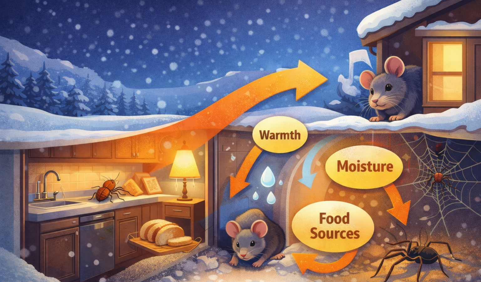 Why Pests Don’t Disappear in Winter on Long Island | Knockout Pest Control | Pest Control Near Me