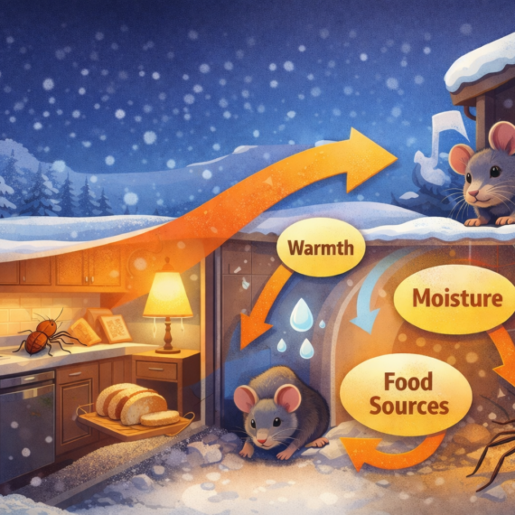 Why Pests Don’t Disappear in Winter on Long Island | Knockout Pest Control | Pest Control Near Me