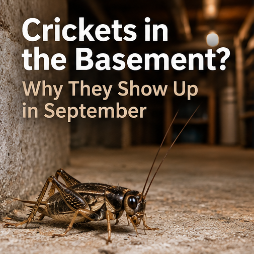 Crickets in the Basement? Why They Show Up in September | Knockout Pest Control